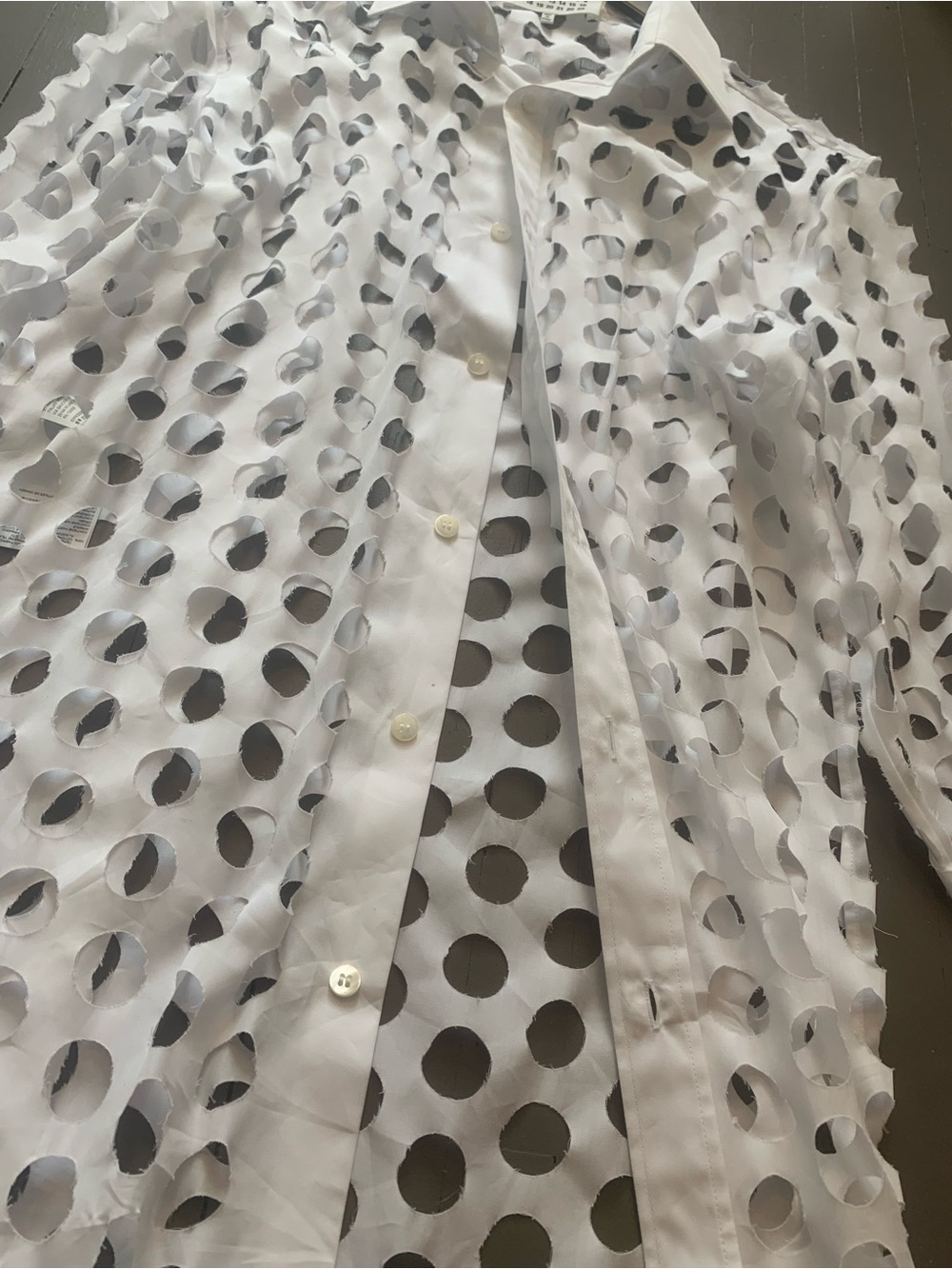 Maison Margiela "Cut Out" longsleeve shirt - Picture 3 of 13